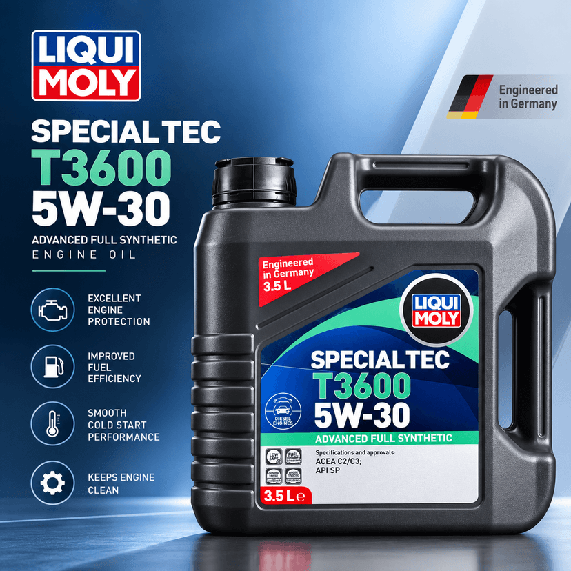 LIQUI MOLY Special Tec T3600 5W-30 Advanced Full Synthetic Engine Oil – 3.5 L - Image 2