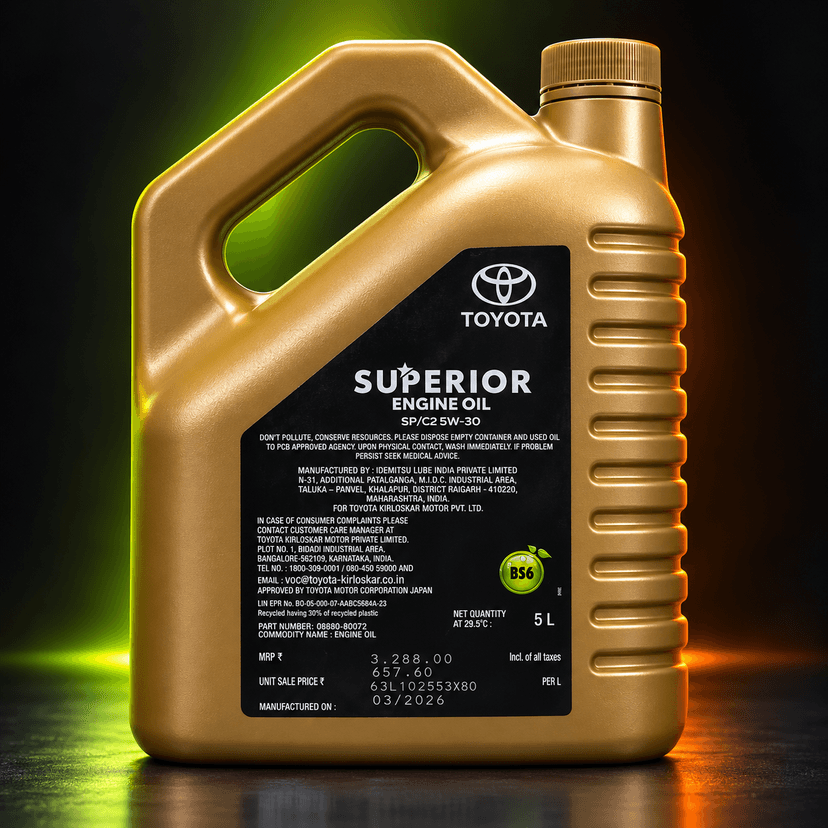 Toyota Superior Engine Oil SP/C2 5W-30 | Qty 5 L | - Image 2